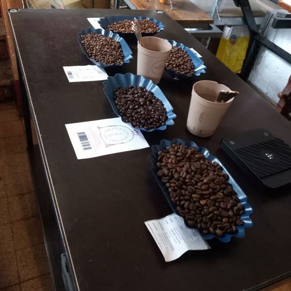 Workshop in der Kaffeerösterei