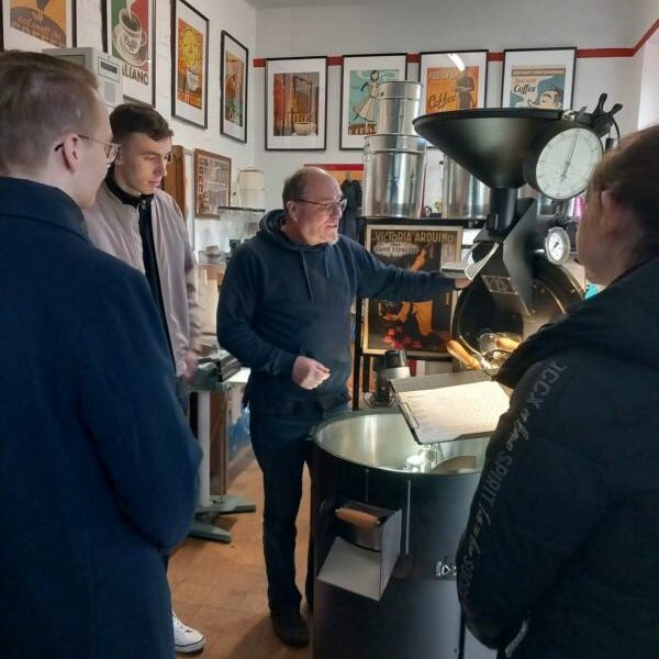 Workshop in der Kaffeerösterei