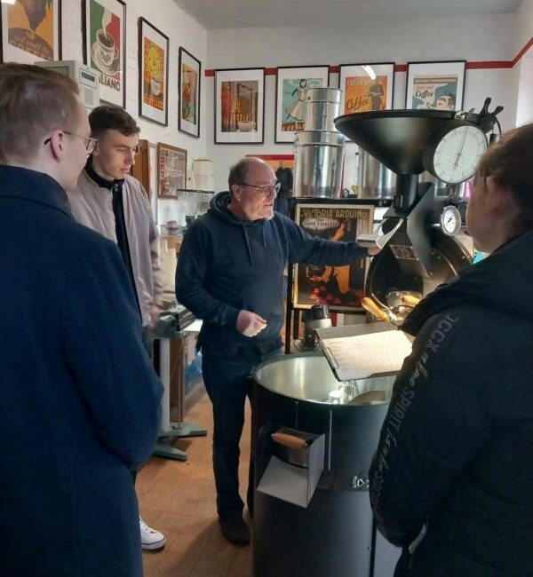 Workshop in der Kaffeerösterei
