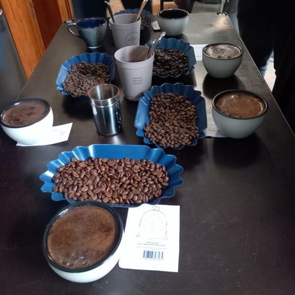 Workshop in der Kaffeerösterei