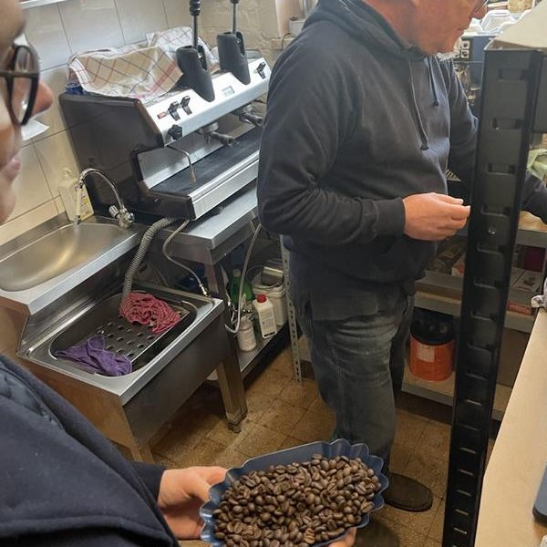 Workshop in der Kaffeerösterei