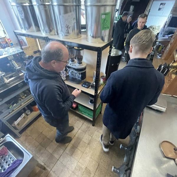 Workshop in der Kaffeerösterei